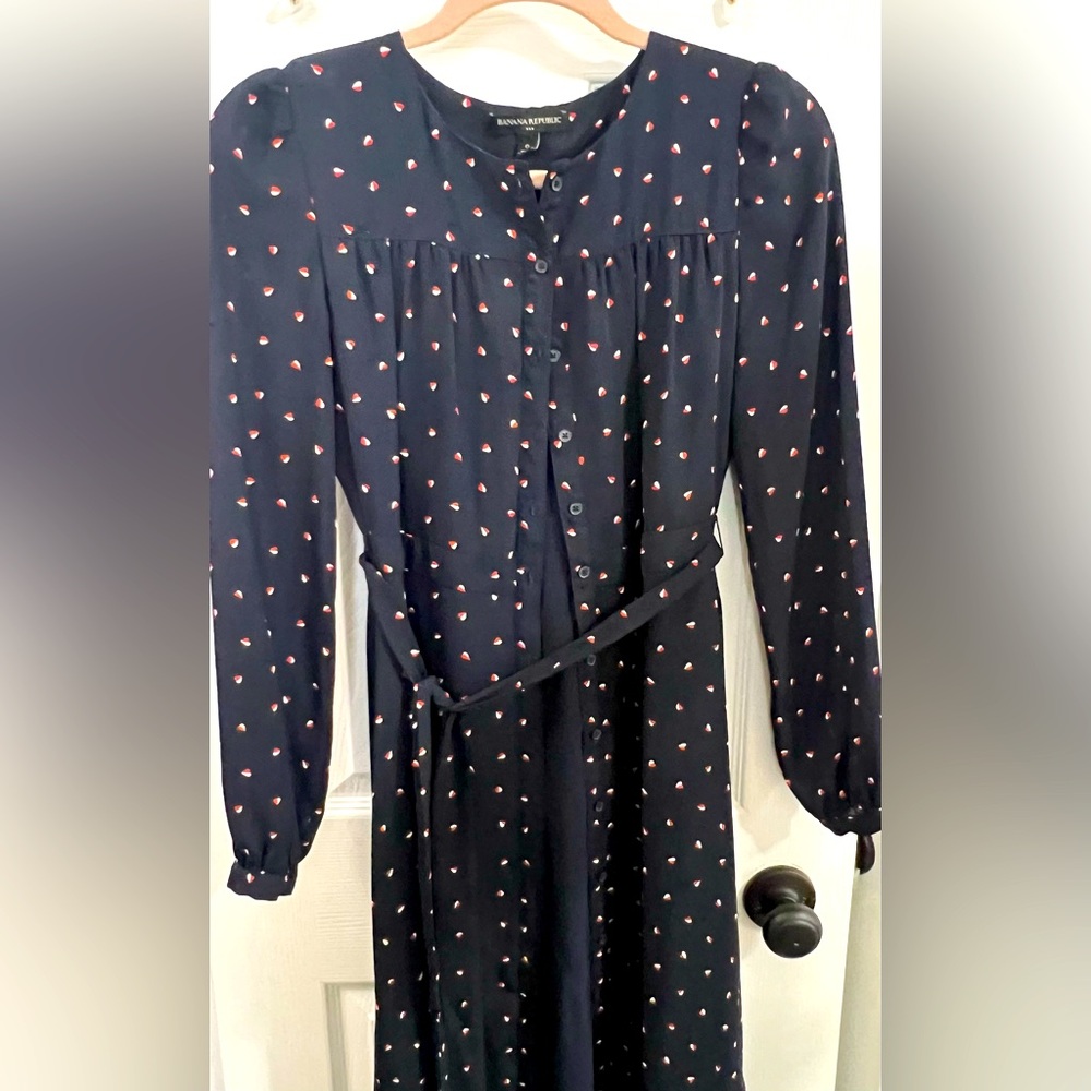 Short navy dress